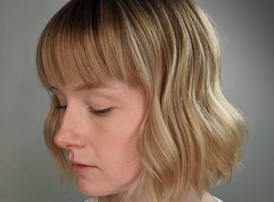 Bob and fringe hairstyles by Hare and Bone